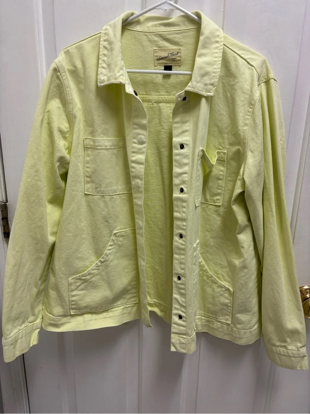 Universal Thread Pale Lemon Utility Jacket